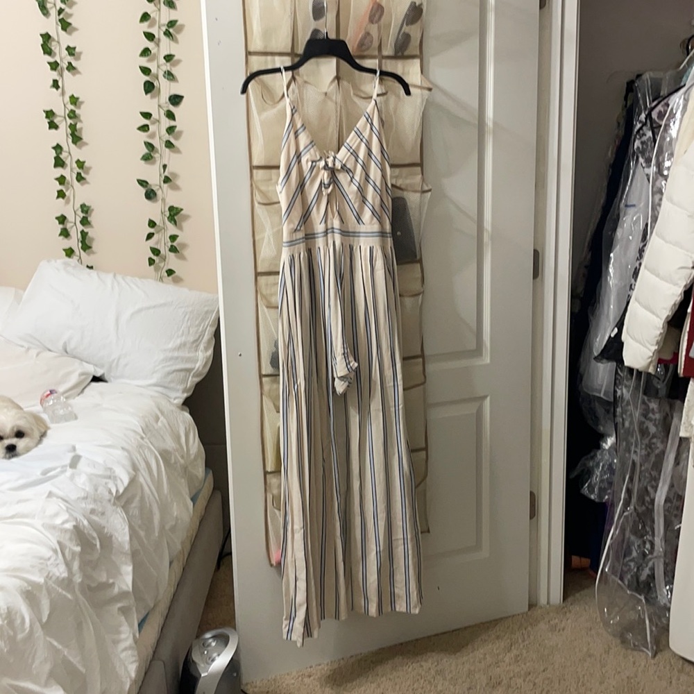 Romper with a short train.